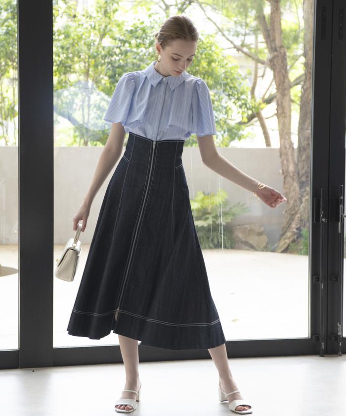 CHANEL】シャネル『デニムスカート size34』P61825V47197 2019年