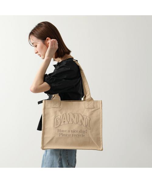【GANNI】コットントートバッグ レディース セール 22%OFF】GANNI トートバッグ LARGE EASY SHOPPER