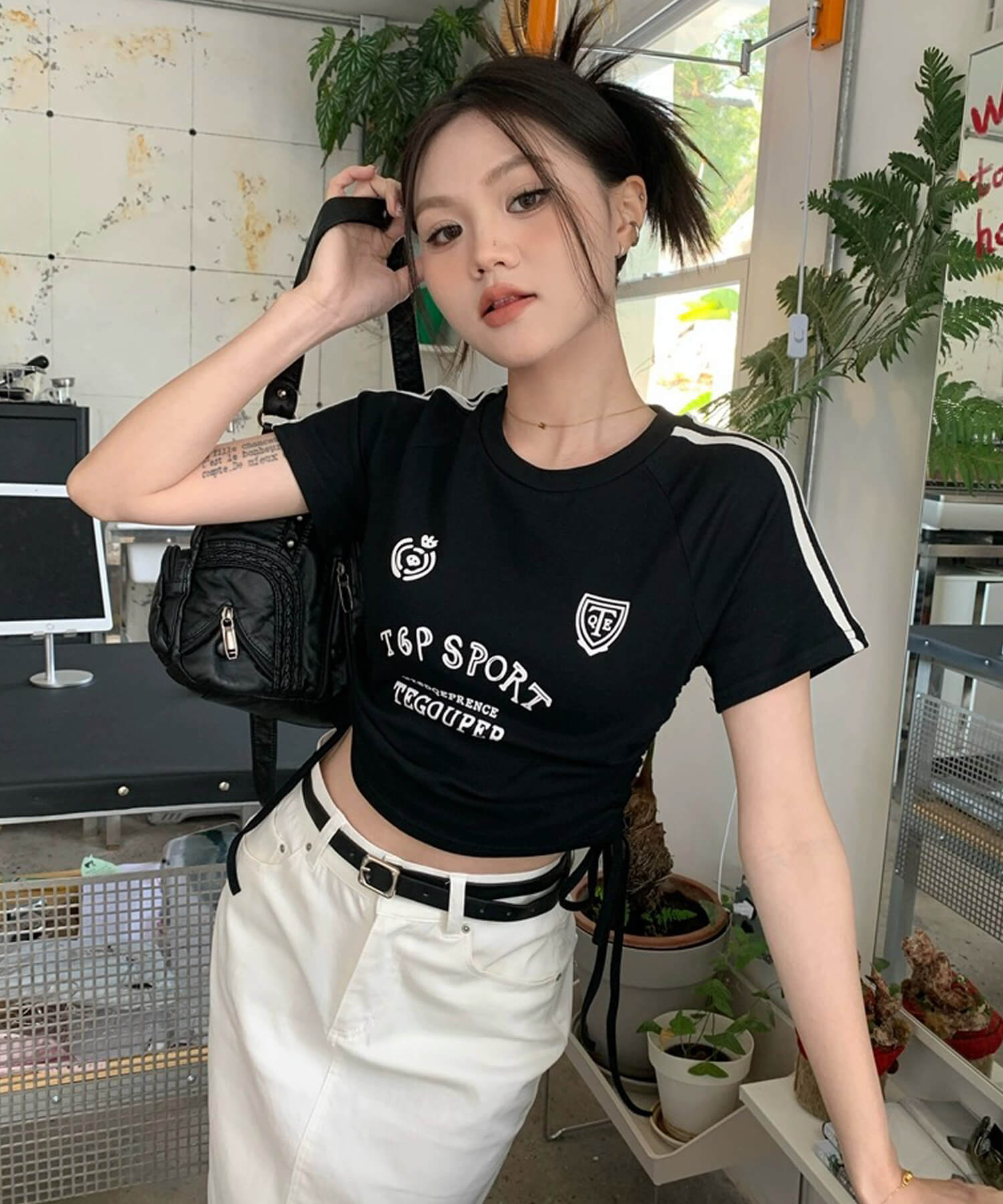 COYSEIO★半袖 Tシャツ★韓国★PRONG SNAP MINI LOGO TEE 2色 韓国COYSEIO コイセイオ】PRONG SNAP MINI LOGO TEE (COYSEIO/T