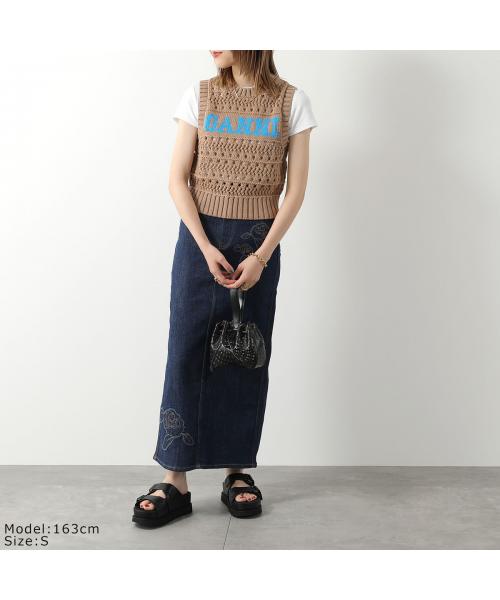 セール33%OFF】ガニー GANNI GANNI ニットベスト Cotton Rope