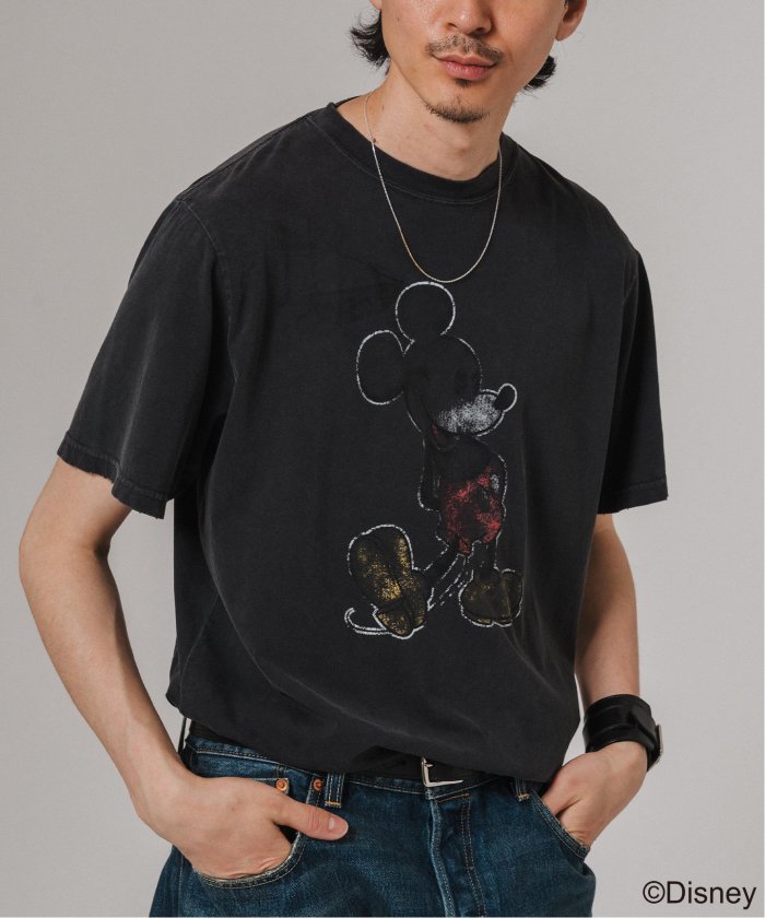 セール】REMI RELIEF 別注 HARD SP加工 Tシャツ(MICKEY MOUSE