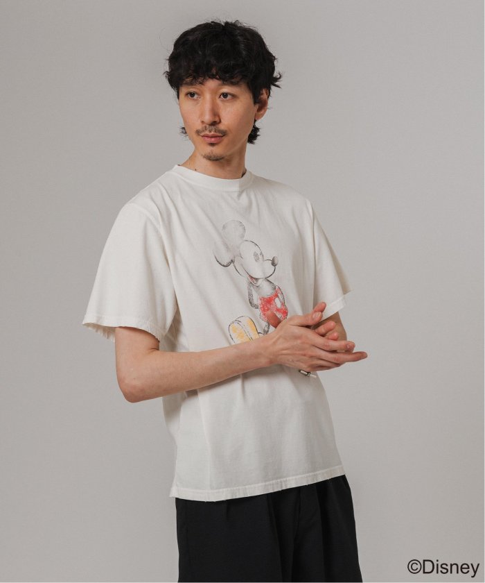 セール】REMI RELIEF 別注 HARD SP加工 Tシャツ(MICKEY MOUSE