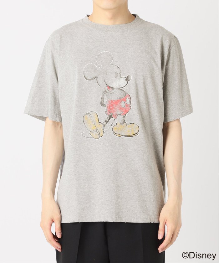 REMI RELIEF / 別注 HARD SP加工　Mickey Mouse セール】REMI RELIEF 別注 HARD SP加工 Tシャツ(MICKEY MOUSE