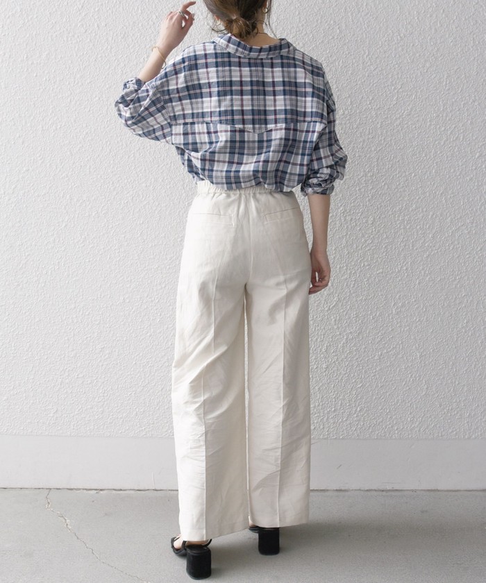 SHIPS for women / シップスウィメン SHIPS any:〈洗濯機可能〉マドラス チェック オーバーサイズ シャツ SHIPS｜SHIPS any:<洗濯機可能>マドラス チェック オーバー
