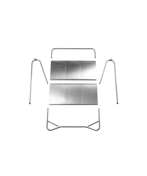 スノピーク　キッチンテーブル Stainless Steel Kitchen Table - Iron Grill Table - Snow Peak