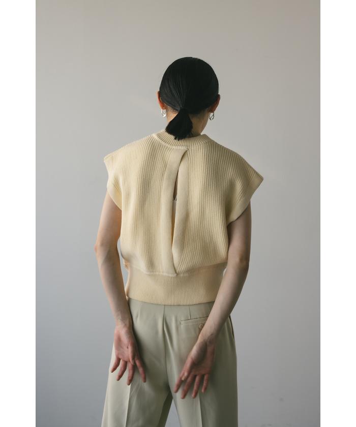 セール 30%OFF】バックスリットニットトップ(506119017
