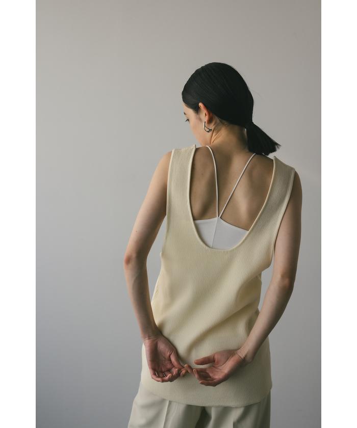 DimMoire Messy Bones キャミソール BUCKLE RIBBED SLEEVELESS（キャミソール）｜CRANK（クランク