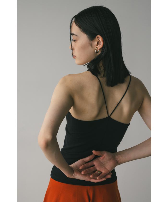 【タグ付き届いたまま】stylemixer キャミソールスーツトップ 完売品 カップ付きバックストリングキャミソール（キャミソール