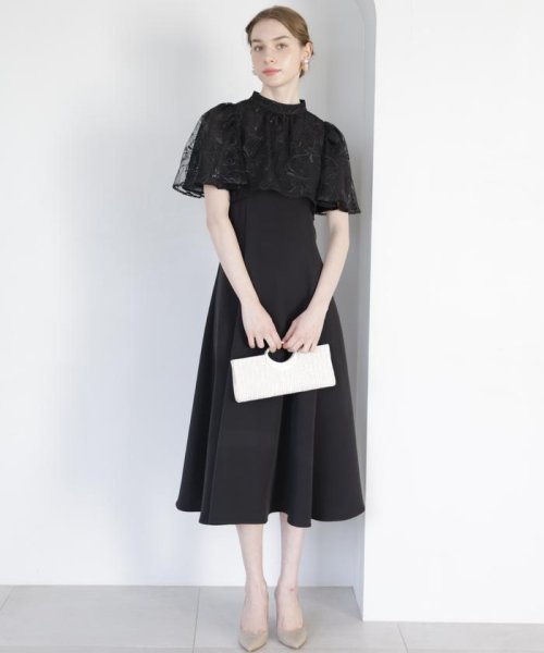 ラメフラワーチュールレイヤードドレス(505943947) | AND COUTURE(AND 