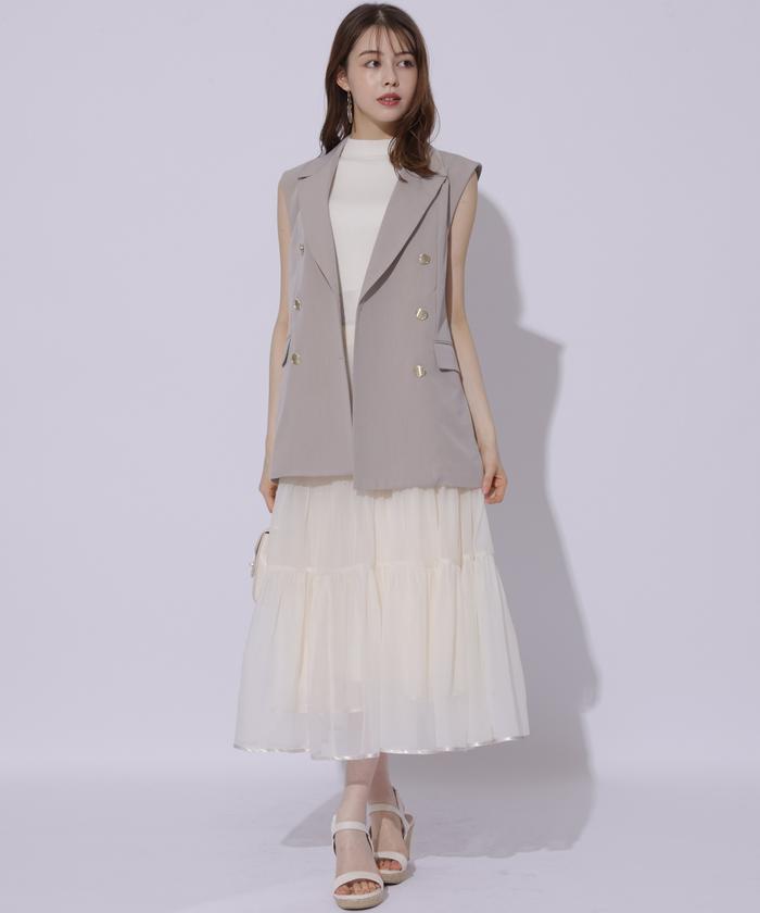 ダブルブレストボクシージャケット23AW(505458137) | ナチュラル