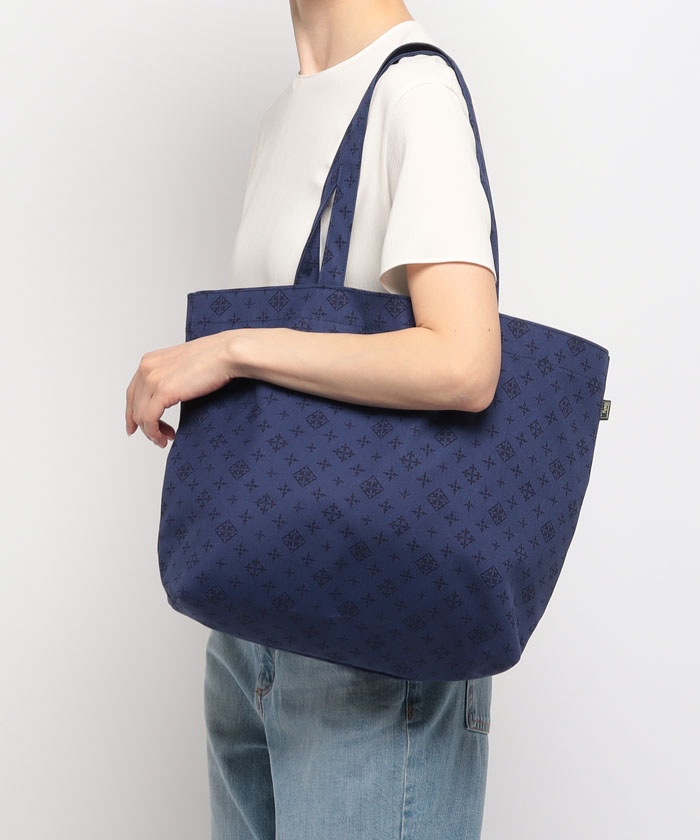 セール 50%OFF】【デイリーラシット】モノグラム コットンバッグ セール 50%OFF】【デイリーラシット】モノグラム コットンバッグ