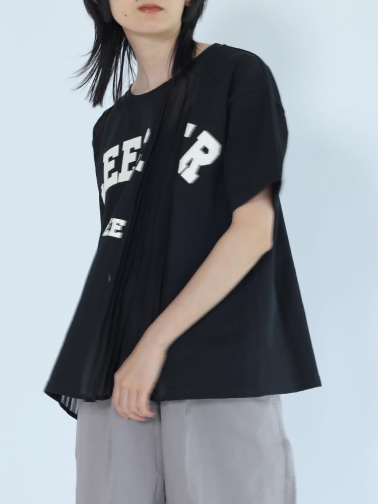 セール】ラシュッド LASUD ポイントシアープリーツカットソー