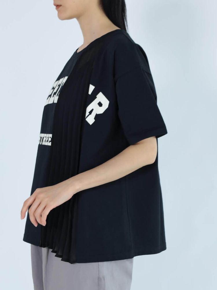 セール】ラシュッド LASUD ポイントシアープリーツカットソー
