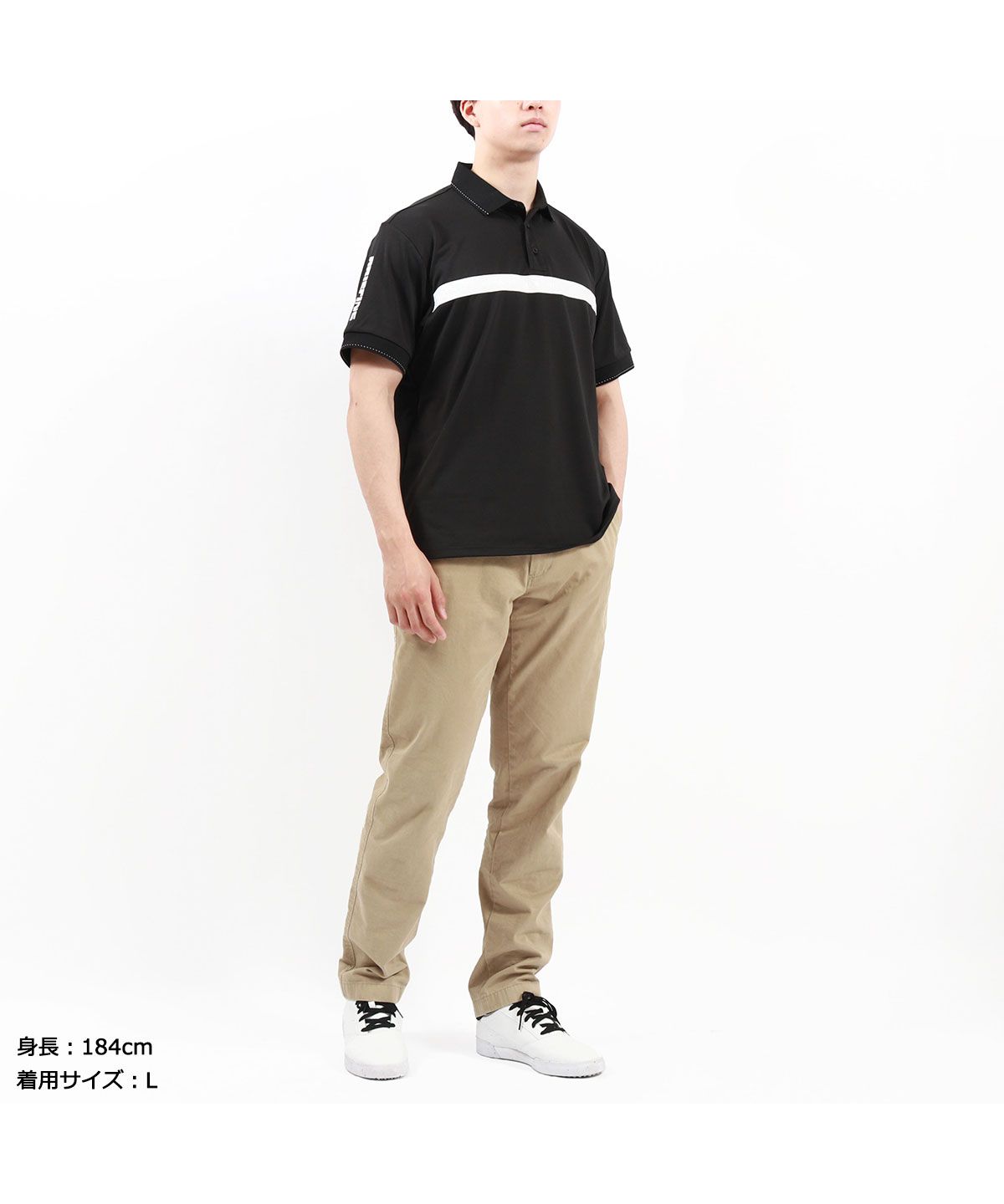 BRIEFING　ブラックポロシャツＬサイズ ブリーフィング BRIEFING 日本正規品 ブリーフィング ゴルフ