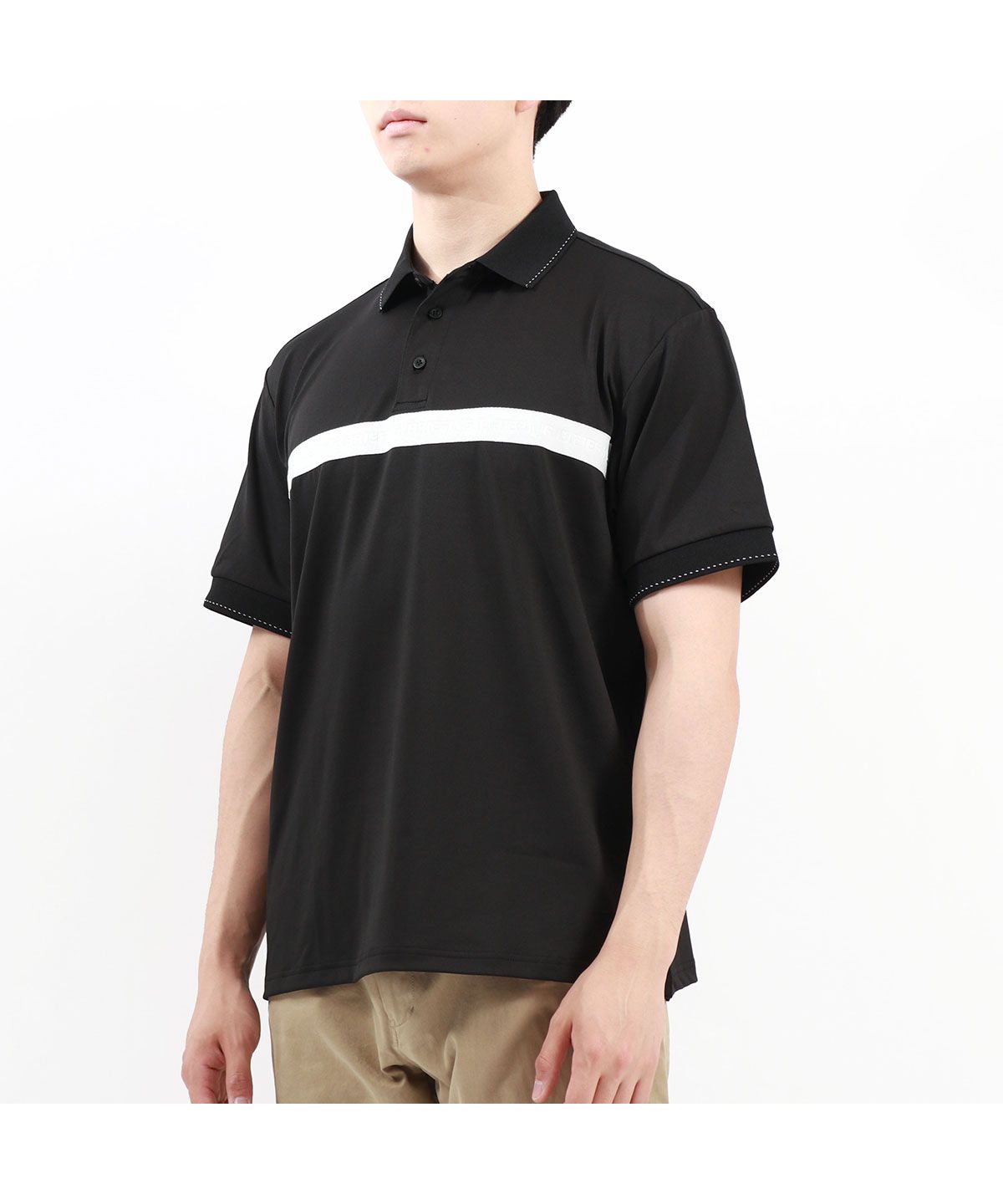 BRIEFINGポロシャツ BRIEFING - MENS TOUR POLO / 刺繍ブランドロゴ ベーシック
