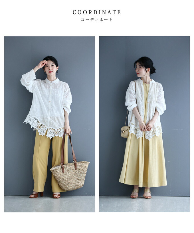 ArgueCulture水墨柄レース飾り華やかシャツ・肩パッド取り外し可 楽天市場】360度囲む刺繍レースの花柄シャツブラウス レディース
