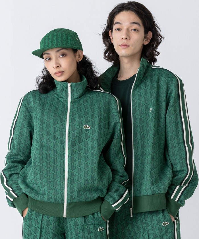ラコステ LACOSTE モノグラムジャカードトラックジャケット ラコステ LACOSTE モノグラムジャカードトラックジャケット