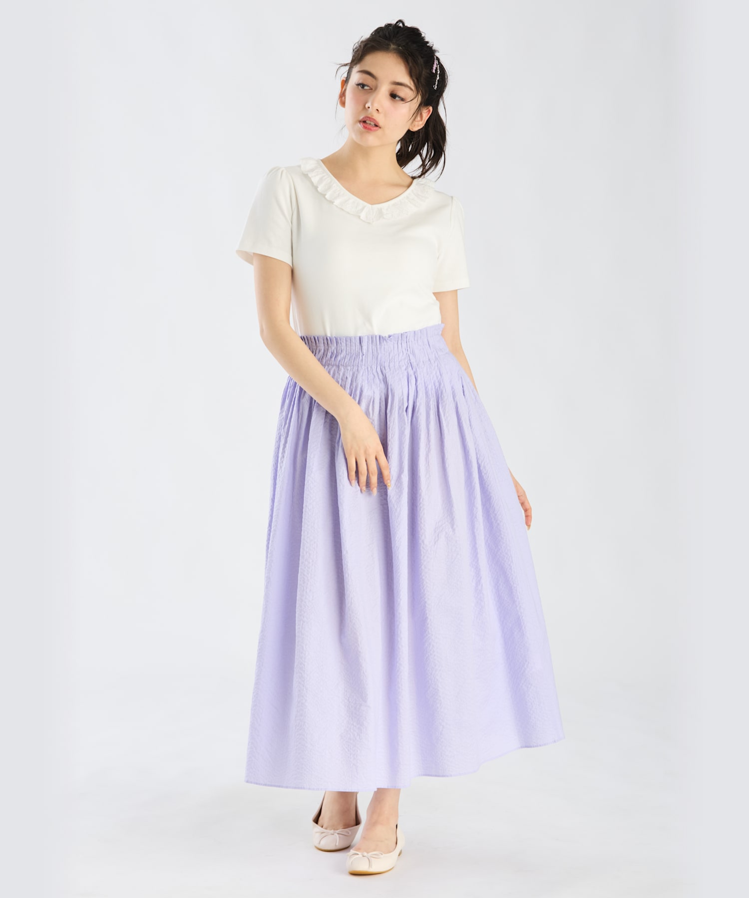 agnes.b Paris コットンスカート セール 50%OFF】ポコポココットンスカート(505815449