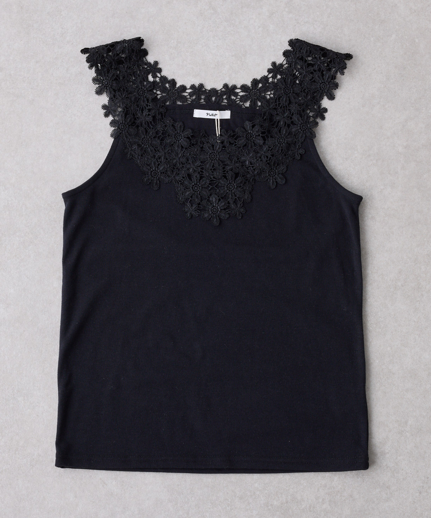 襟レースタンクトップ レースインナー(505994391) | ナイ