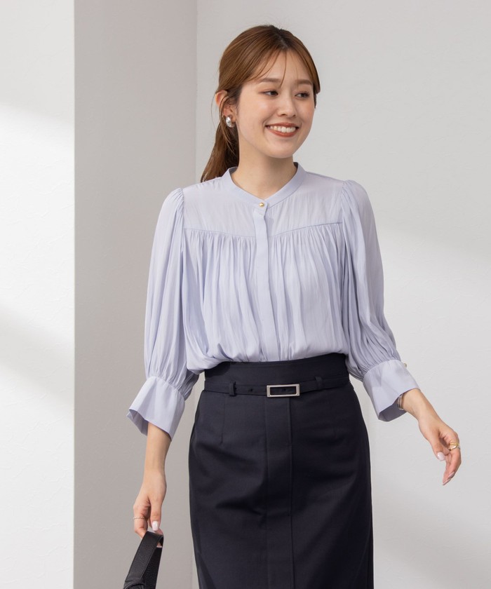 ノーリーズ2WAY5分袖ブラウス NOLLEY'S（ノーリーズ）の「《セットアップ対応》2WAYソフト