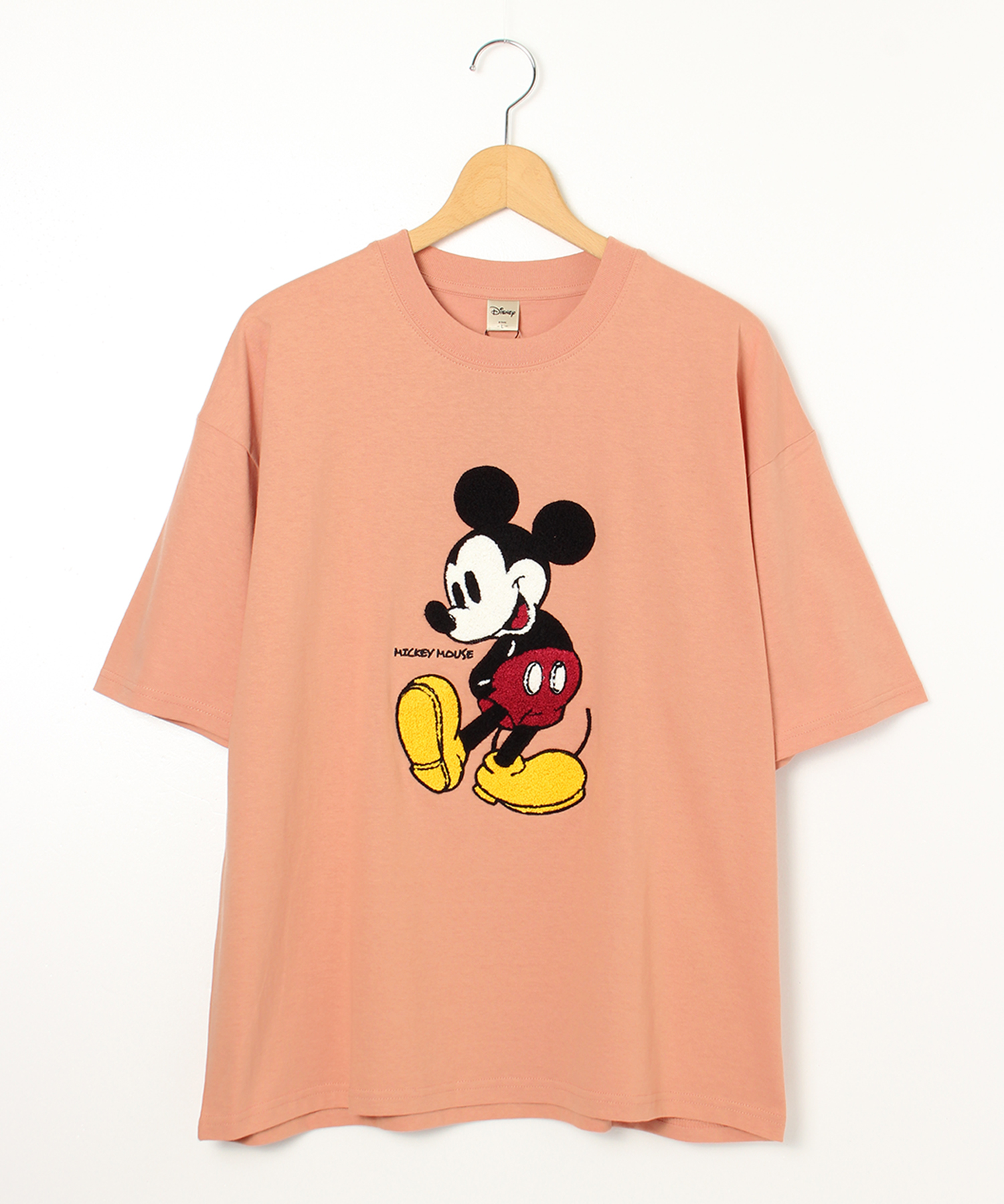 CADUNE カデュネ ＜別注＞ミッキーマウス/パール付きTシャツ 別注＞ミッキーマウス/パール付きTシャツ | Tシャツ・カットソー