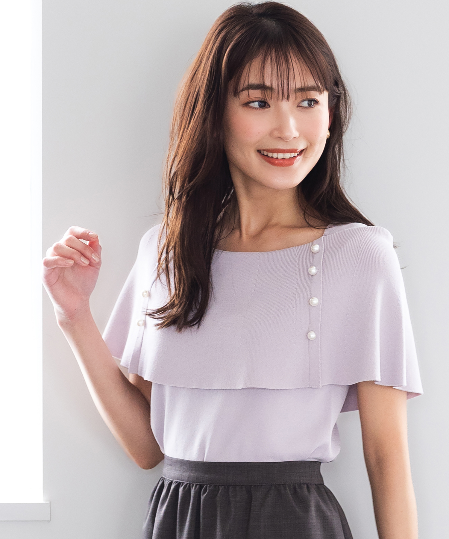 綺麗❗️切替ニット ふわふわモヘヤ 可愛いショートパーカー