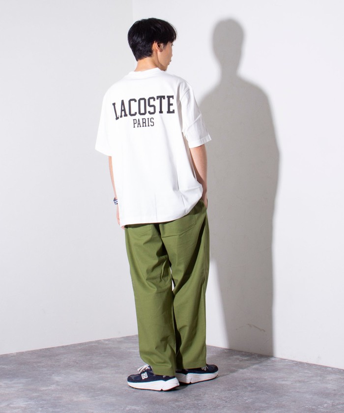 LACOSTE/ラコステ】バックプリント クルーネックTシャツ ワン