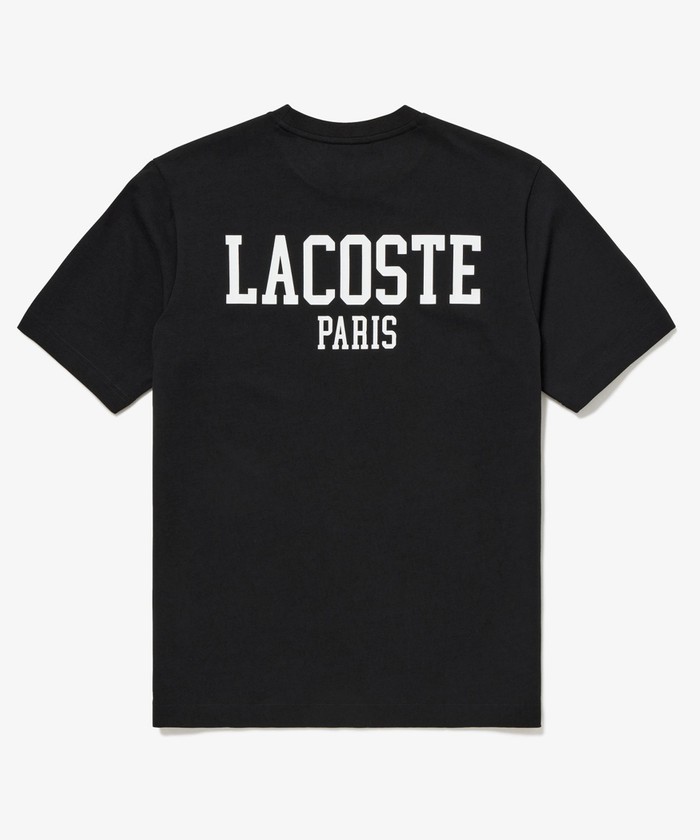LACOSTE/ラコステ】バックプリント クルーネックTシャツ ワン