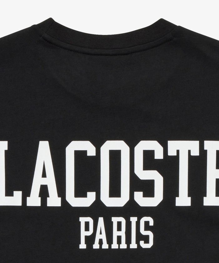 Lacoste★半袖 クルーネック ロゴ バックプリント Tシャツ★白★ ラコステゴルフバックプリントTシャツ | LACOSTE/ラコステ
