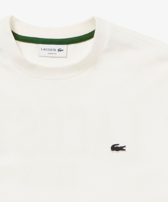 LACOSTE/ラコステ】バックプリント クルーネックTシャツ ワン