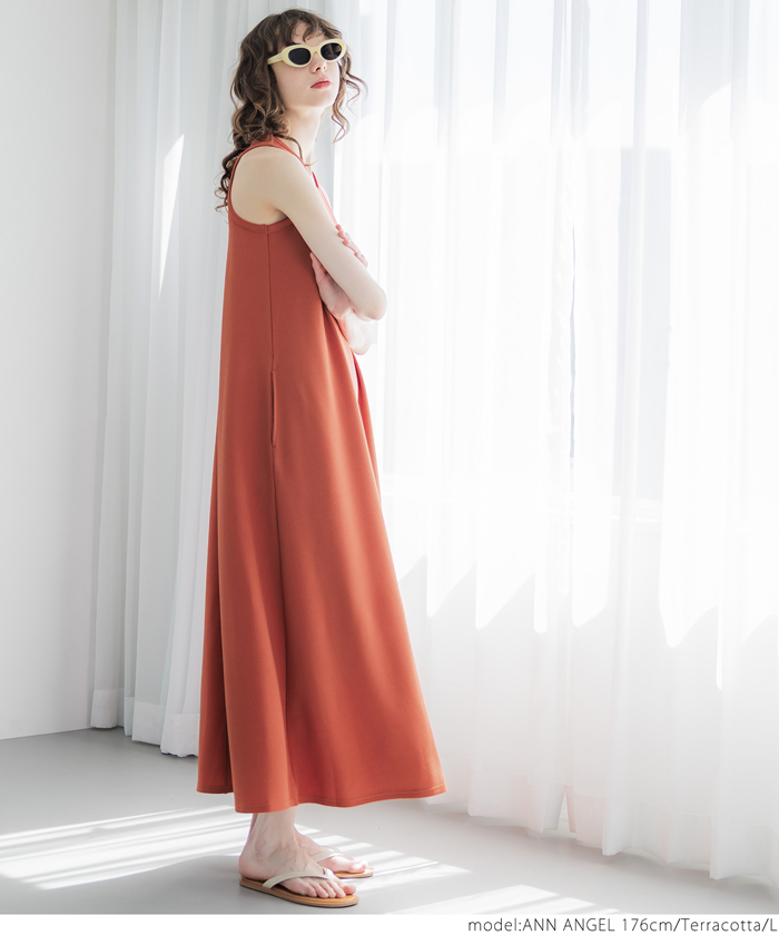 ◆25SS◆関送込【SPORTMAX】CARABO*チュール*タンク*ワンピース コカ coca エンボスタンクワンピース(506122817) | コカ(coca