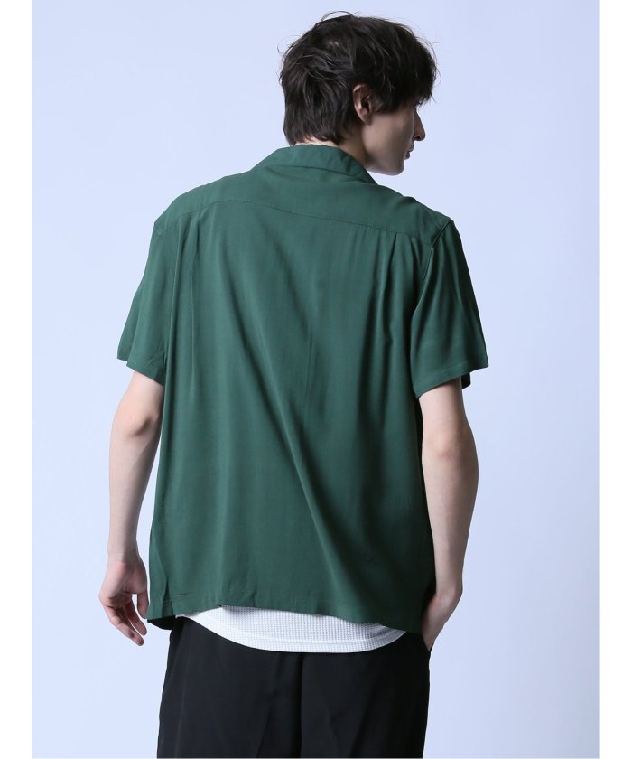 リチャードソン GLYPH BOWLING SHIRT ボーリング 刺繍 レーヨン