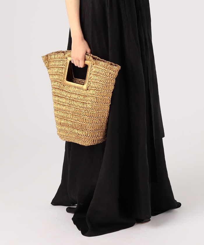 Caterina Bertini クロシェかごバッグ クーポン】【セール 40%OFF】Caterina Bertini クロシェかご