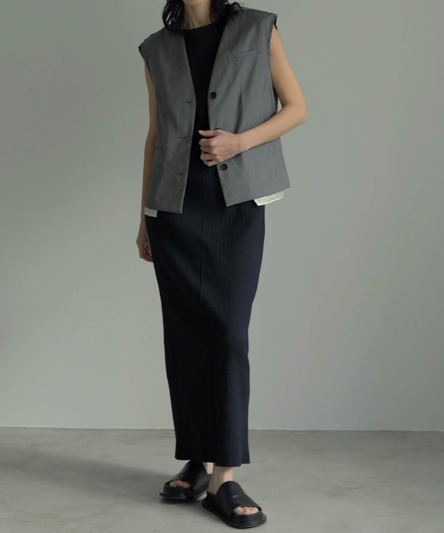 ànuke anuke Cutoff twil vest アンヌーク ANUKE アンヌーク Cutoff Twill Vest 即日発送 : RAPTURE - 通販