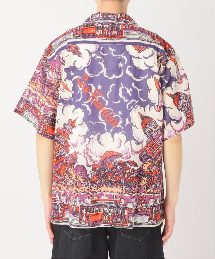 ジャーナルスタンダード　BINDU 半袖シャツ L セール 30%OFF】BINDU / ビンドゥー Indian cotton pattern S/S