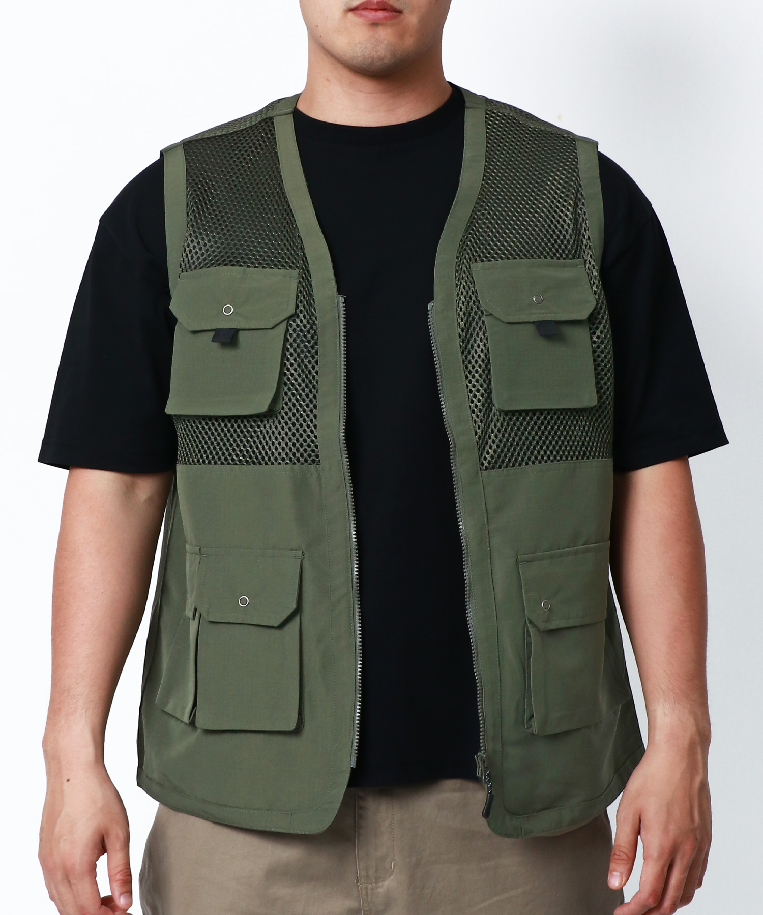 THE NORTH FACE フィッシングベスト Lサイズ オリーブ THE NORTH FACE フィッシングベスト Lサイズ オリーブ（THE