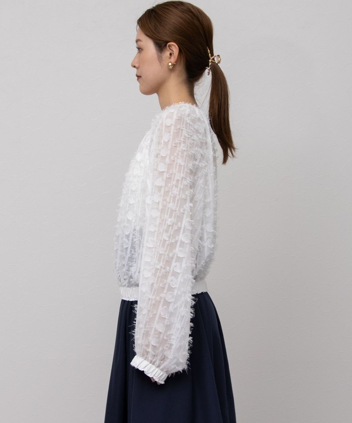 セール 30%OFF】カットジャガードブルゾン(506101858