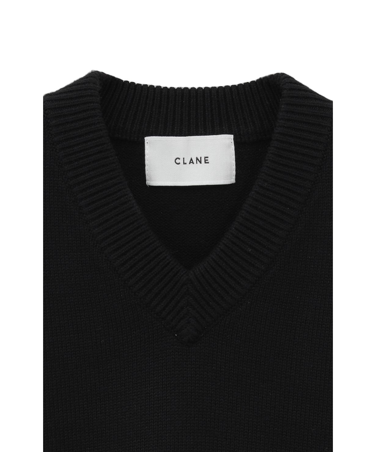 CROPPED V NECK KNIT TOPS｜TOPS(トップス)｜CLANE OFFICIAL