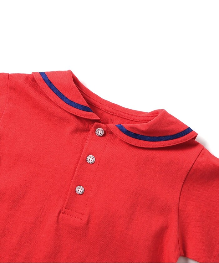 【即日発送】PARAGRAPH 新色カラフルハッピースマイル Tシャツ ブルー青 Paragraph (パラグラフ) ロゴプリント クルーネック 半袖 T