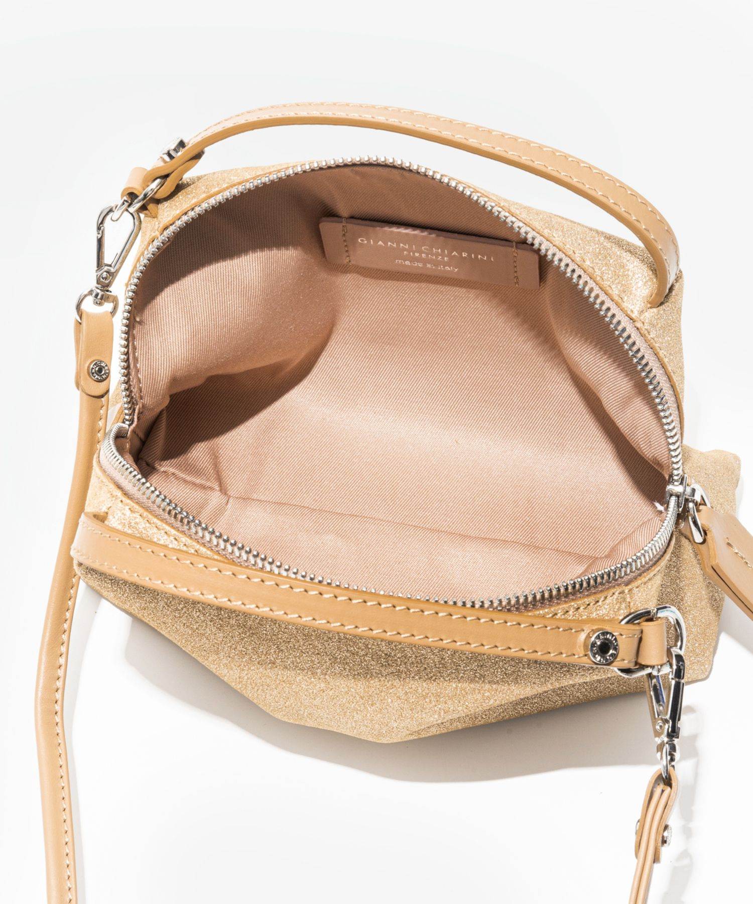 「CARVEN」 ワンポイントハンドバッグ - ベージュ レディース CARVEN」 ワンポイントハンドバッグ - ベージュ レディース