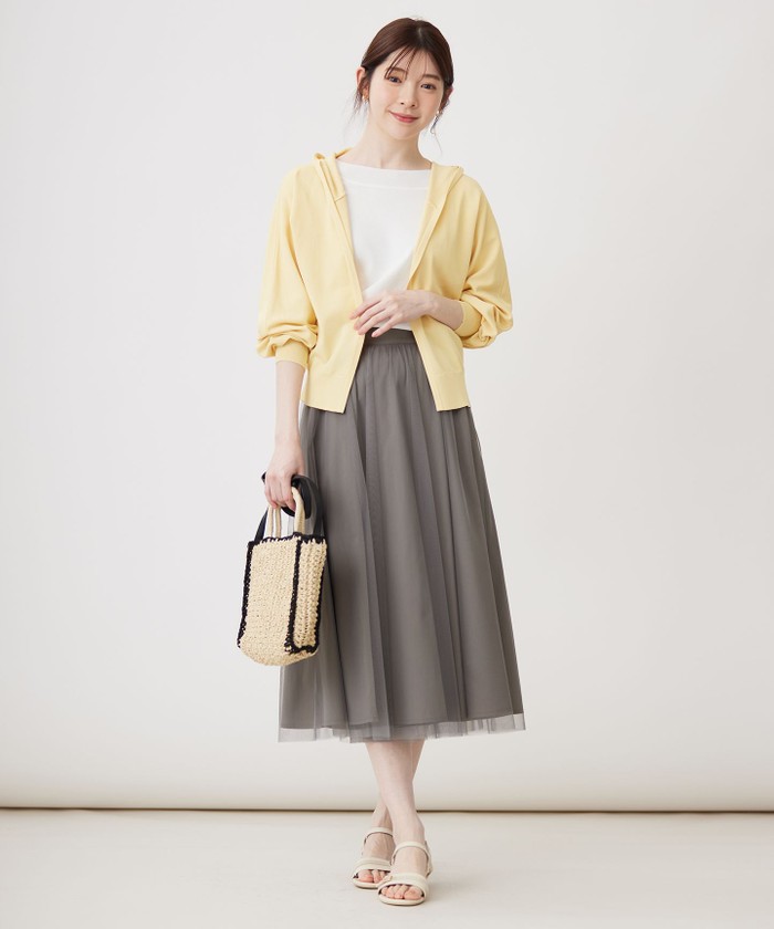 セール 40%OFF】【2WAY】ライトチュールリバーシブル スカート