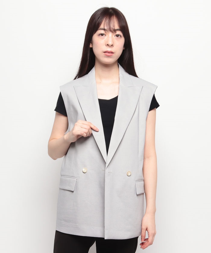 セール】ジレ CRISP LINEN AMBI(505975764) | セオリーリュクス セール】ジレ CRISP LINEN AMBI(505975764) | セオリーリュクス