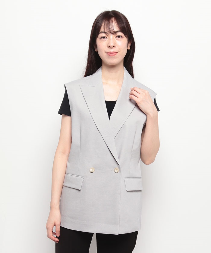セール】ジレ CRISP LINEN AMBI(505975764) | セオリーリュクス セール】ジレ CRISP LINEN AMBI(505975764) | セオリーリュクス