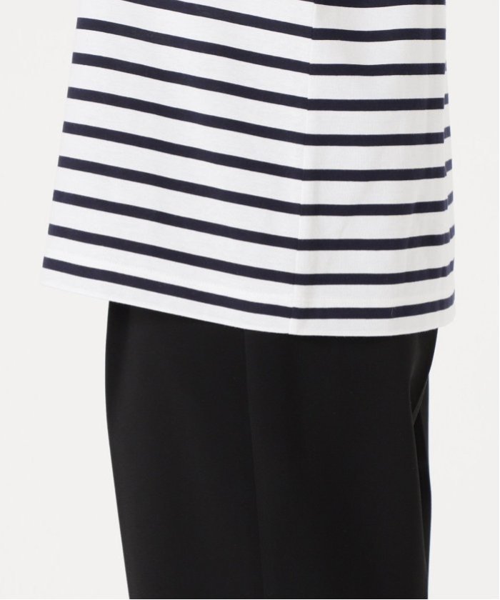 VERMEIL par iena　PARISロゴボーダーTシャツ 一部店舗限定》PARIS ロゴTシャツボーダー（Tシャツ／カットソー