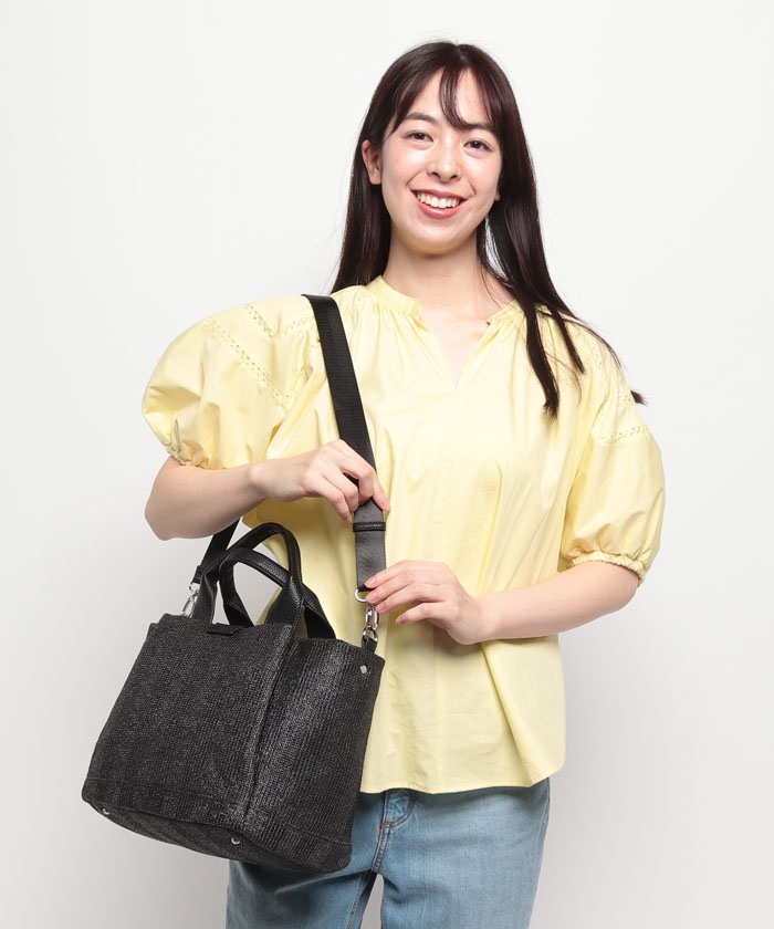 Y'saccs(イザック)トートバッグ ナチュラルサマートートショルダーバッグ セール 50%OFF】イザック Y'SACCS ナチュラルサマートート M