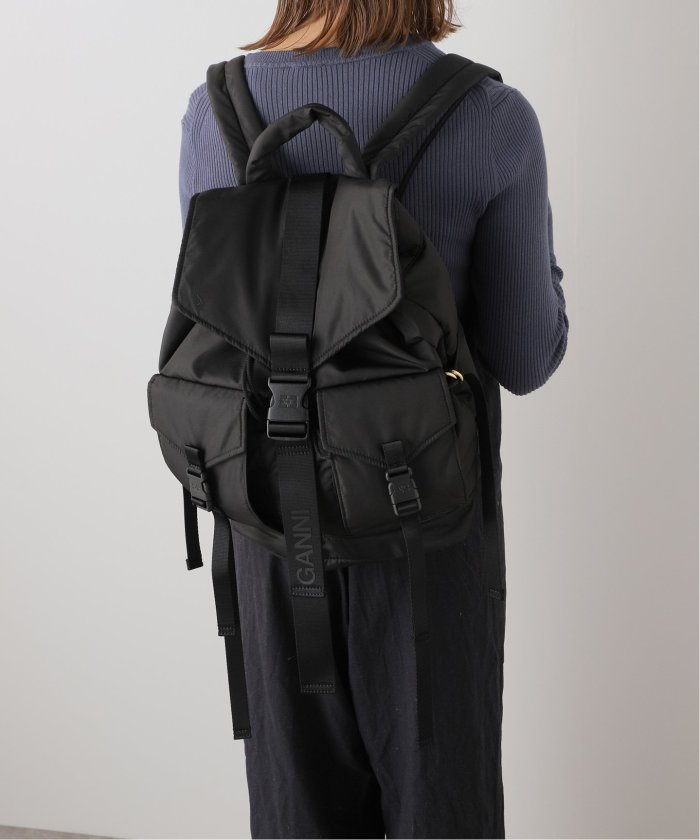 GANNI / ガニー】 Recycled Tech Backpack(506131012