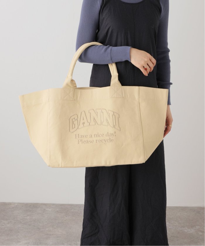 GANNI】XXL ショッパーバッグ