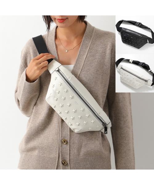 JIMMY CHOO - 新品 ジミーチュウ ボディバッグ シルバースタッズ