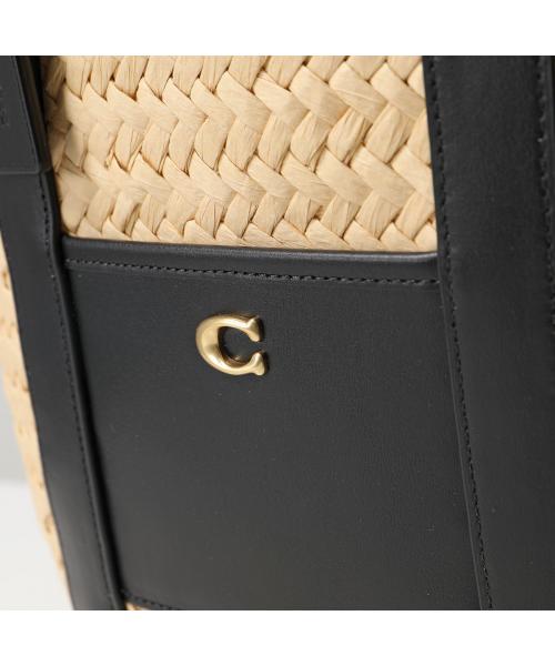 セール】COACH かごバッグ SM STRAW PTOTE CQ788(506163522 セール】COACH かごバッグ SM STRAW PTOTE CQ788(506163522