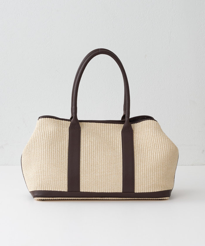 希少✨MAURIZIO TAIUTI デニム レザーハンドバッグ シルバー金具